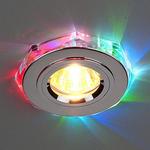 фото Светодиодный точечный светильник 2020/2 SL/7-LED (хром / мультиколор); a030523 ELEKTROSTANDARD