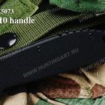 Фото №5 Нож Tekut Ares'son серии Tactical, лезвие 67 мм, рукоять - G10 чёрная, клипса на рем+чехол