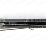 Фото №7 Нож Sanrenmu, лезвие 68 мм, рукоять алюминий серая, крепление на ремень