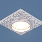 фото Точечный светильник для подвесных, натяжных и реечных потолков 4104 белый/хром (WH/CH); a031421 ELEKTROSTANDARD