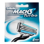 фото Кассеты для Станка Gillette Mach3 Turbo 2 шт