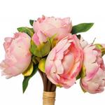фото Букет розовых пионов 30см (12) - TT-00000027