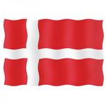 фото Maritim Флаг Дании гостевой из перлона/шерсти 20 x 30 см 20030-33107