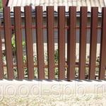фото Забор из металлического штакетника