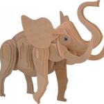 фото Деревянная сборная модель Маленький слон МДИ