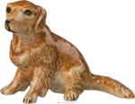 фото Минискульптура собака коллекционная длина 8 см высота 5 см