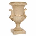 фото Кубок со львами "романо" старинный персиковый высота=37 см. Loucicentro Ceramica (742-153)
