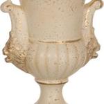 фото Кубок со львами романо старинный персиковый высота 26 см,