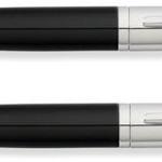 фото Набор FranklinCovey Lexington: шариковая ручка и карандаш 0.9мм. Цвет - черный + хромовый. (47923)