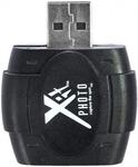 фото Xit Внешний картридер Xphoto Xit SD/SDHC MicroSD Card Reader/Writer (XTSDCR)