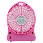 фото USB-вентилятор Portable Lithium Battery Fan (Цвет: Розовый)