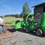 фото Гидравлический измельчитель веток навесной на погрузчик Greenmech ECO 150 TMP HYD