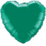 фото Шарик И 18 Сердце (зеленый)