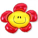фото Шарик И 41 Цветочек солнечная улыбка (красный)