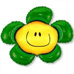фото Шарик И 41 Цветочек солнечная улыбка (зеленый)