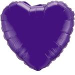 фото Шарик И 32 Сердце (Фиолетовый)