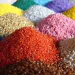 фото Цветная мраморная крошка и цветной песок