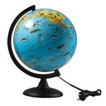фото Глобус зоогеографический, диаметр 250 мм, с подсветкой (Россия)