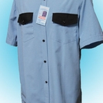 фото Рубашка охранника с коротким рукавом