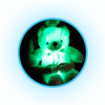 фото Уникальный плюшевый мишка со светодиодами