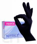 фото Перчатки MediOk Перчатки одноразовые нитриловые неопудренные черные+ 4.4 гр. S