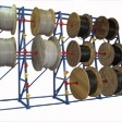 фото Кабельный стеллаж для хранения кабельных барабанов 2,8 м