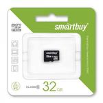 фото SD micro карта памяти 32GB класс 10 без адаптера Smartbuy