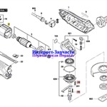 фото BOSCH Винт с головкой torx 4x16 Torx Oval-Head Screw 4x16 эксцентриковой шлифмашины Bosch PEX 400 AE (3603CA4000) (рис.19)