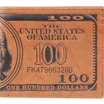 фото Мужской бумажник 100$ Dollars