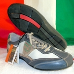 фото Кроссовки мужские кожаные фирмы OUTPUT оригинал из Италии