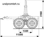 фото Срочно продается новый (2012 г) лесовозный прицеп-роспуск