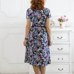 фото Лаутус Платье с цветочным принтом арт. 415