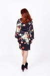 Фото №2 Лаутус Яркое платье с цветочным принтом арт.550