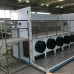 Фото №2 Аппараты скороморозильные флюидизационные АСМФ от 1400 кг до 3000 кг/сутки (агрегатированные, с конвейером подачи)