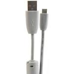 фото Мультимедийный кабель USB2.0 A вилка - Micro USB вилка с ф/фильтром, 1.8м Belsis BW1431