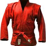 фото Куртка для самбо JS-302, красный, р.6/190 (157104)