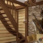 Фото №17 Деревянные лестницы в Курске