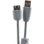 фото Мультимедийный кабель USB2.0 А вилка-USB А розетка с ф/фильтром, 5м Belsis BW1405