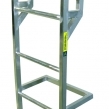 фото Лестница навесная алюминиевая с для полувагонов ЛНА-3450