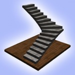фото Y — образная лестница бетонная и монолитная