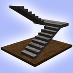 фото П — образная лестница бетонная монолитная лестница