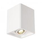 фото PLASTRA BOX 1 светильник потолочный для лампы GU10 35Вт макс., белый гипс | 148051 SLV