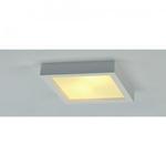 фото GL 104 E27 SQUARE светильник потолочный для 2-х ламп E27 по 25Вт макс., белый гипс | 148002 SLV