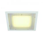 фото ECO LED SQUARE светильник встраиваемый 230В c 100 SMD LED 10Вт (12.2Вт), 3000K, 800lm, белый | 160291 SLV