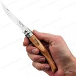 Фото №2 Нож филейный Opinel серии Slim №10, клинок 10 см, рукоять - олива