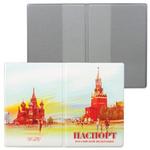 фото Обложка для паспорта России "Столица", вертикальная, ПВХ, ассорти, "ДПС"