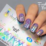 фото Наклейки для маникюра Fashion Nails Слайдер дизайн Galaxy #8