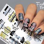 фото Наклейки для маникюра Fashion Nails Слайдер дизайн Galaxy #64