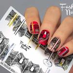 фото Наклейки для маникюра Fashion Nails Слайдер дизайн Galaxy #60