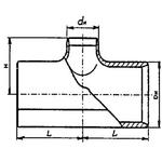 фото Тройник штампосварной равнопроходный